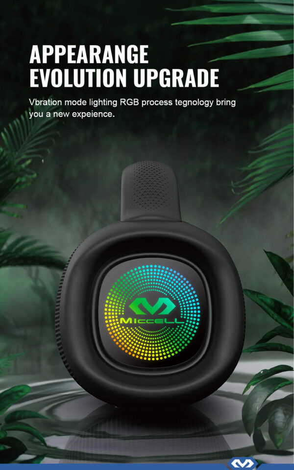 Miccell Speaker 20W/3600MAH Black (VQ-SP01) - Image 2