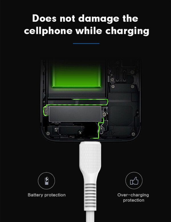 Miccell Charging Cable 3.3 FT  (VQ-D88) - Image 3