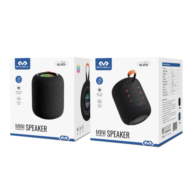 Miccell Mini  Speaker Blue (VQ-SP29) - Image 2