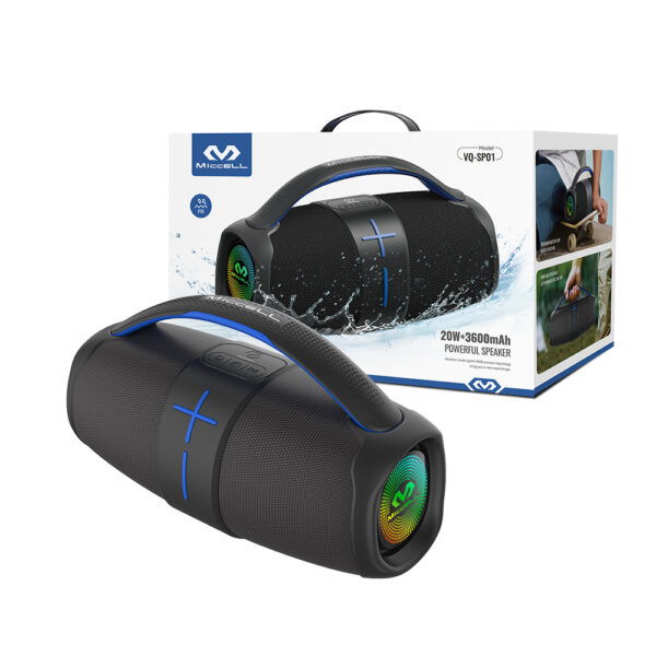 Miccell Speaker 20W/3600MAH Black (VQ-SP01)