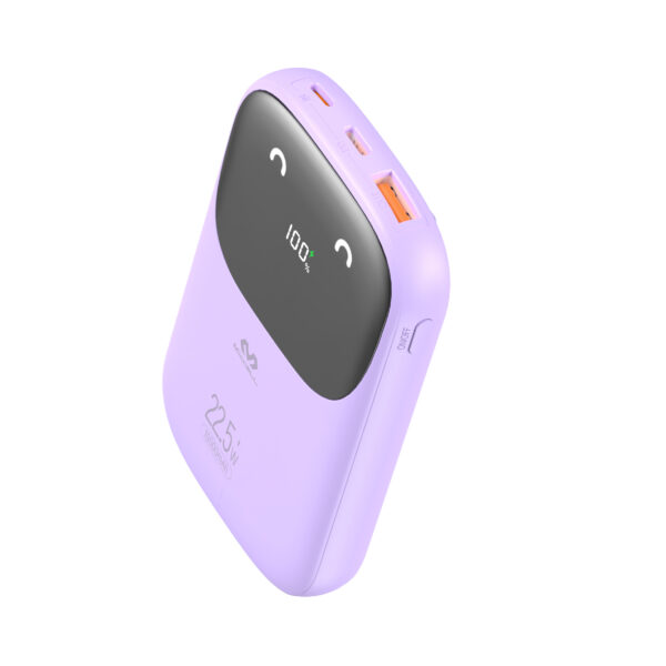 Miccell Power Bank 10000MAH Purple (VQ-P16) - Image 2