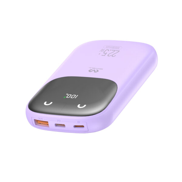 Miccell Power Bank 10000MAH Purple (VQ-P16) - Image 3