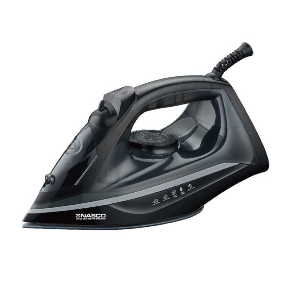Nasco Steam Iron Black 2200W,380ML NAS-22025 -DSS