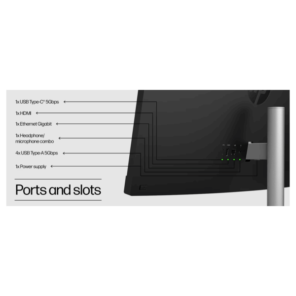 HP 27-cr0053nh AIO i7-1335U/8GB/512GB 27.8" FHD - Image 3