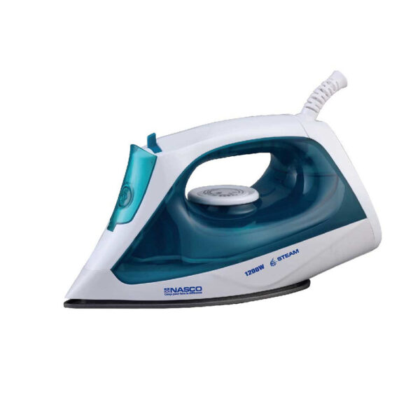 Nasco Steam Iron White And Blue 1200W,200ML(NAS-22025 -DSS)
